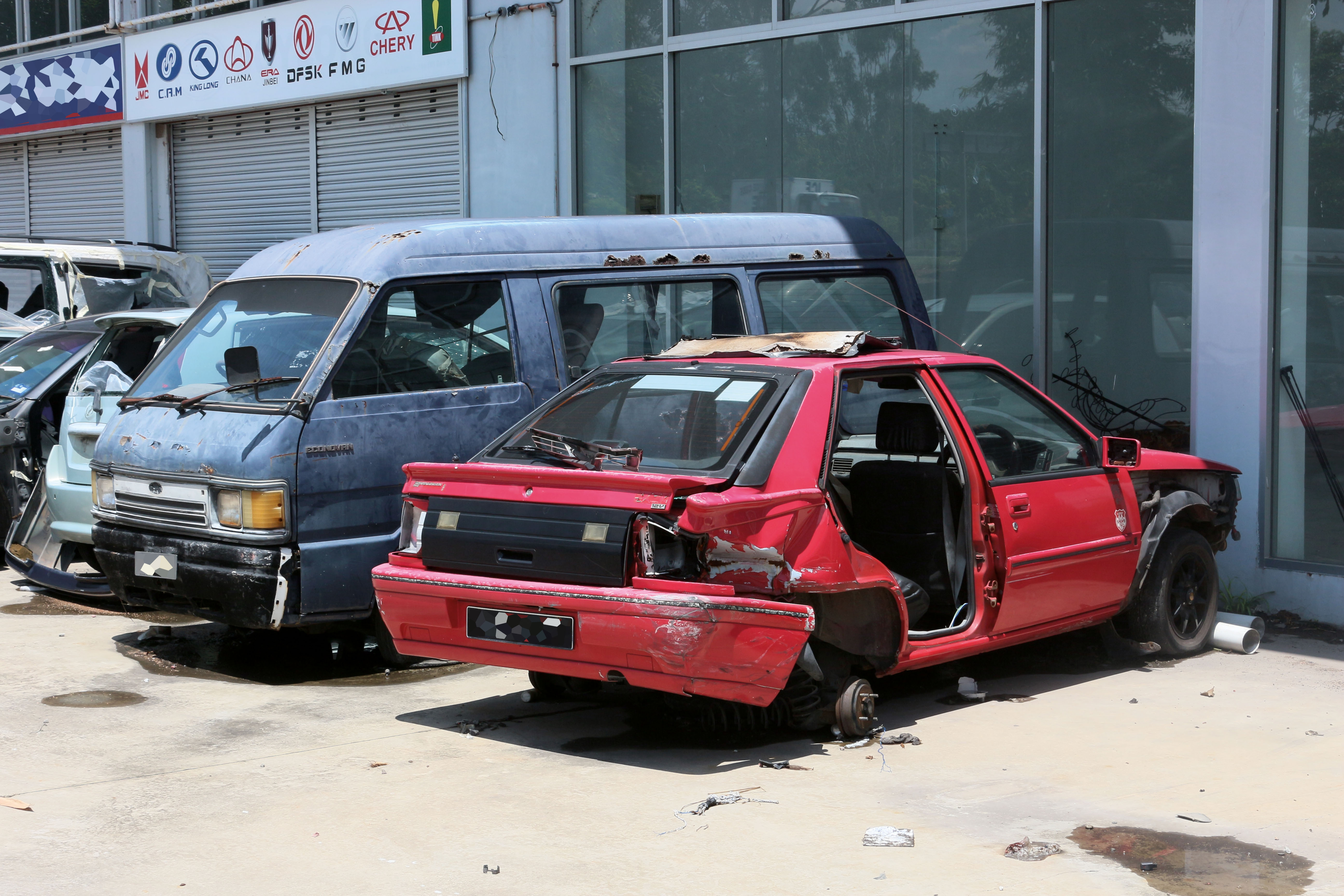 Proton Saga Being Parted Out in Malaysia